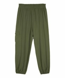 Top 10 🤩 Trend Blossoms Army Green Cargo-Pocket Joggers - 👧 Girls 😉 -Trend Blossoms-shop zu108926475 alt 5 tm1663268250