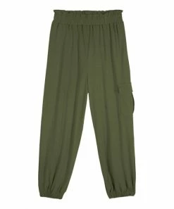 Top 10 🤩 Trend Blossoms Army Green Cargo-Pocket Joggers - 👧 Girls 😉