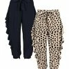 New 🛒 Trend Blossoms Beige & Dark Navy Leopard Ruffle-Accent Joggers Set - 👧 Girls ⌛ 2 New 🛒 Trend Blossoms Beige & Dark Navy Leopard Ruffle-Accent Joggers Set - 👧 Girls ⌛ -Trend Blossoms-shop zu109038109 main tm1663592416