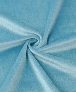 Wholesale ✔️ Trend Blossoms Light Blue Velvet Belted Flutter Sleeve Jumpsuit - 👧 Girls 🌟 -Trend Blossoms-shop zu109062839 alt 2 tm1663767478