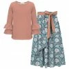 Buy โญ Trend Blossoms Dusty Pink Ruffle-Accent Long-Sleeve Top & Blue Floral Maxi ๐ Skirt - ๐ง Girls ๐ 2 Buy โญ Trend Blossoms Dusty Pink Ruffle-Accent Long-Sleeve Top & Blue Floral Maxi ๐ Skirt - ๐ง Girls ๐ -Trend Blossoms-shop zu109069120 main tm1663767478