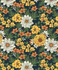 New โญ Trend Blossoms Dark Navy Puff-Sleeve Top & Mustard Floral Button Maxi ๐ Skirt - ๐ง Girls ๐ 6 New โญ Trend Blossoms Dark Navy Puff-Sleeve Top & Mustard Floral Button Maxi ๐ Skirt - ๐ง Girls ๐ -Trend Blossoms-shop zu109166176 alt 1 tm1663956273