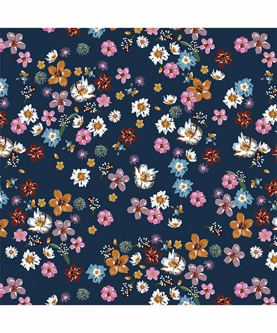 Discount ๐ Trend Blossoms Dusty Pink Puff-Sleeve Top & Navy Floral Button Maxi ๐ Skirt - ๐ง Girls โค๏ธ 5 Discount ๐ Trend Blossoms Dusty Pink Puff-Sleeve Top & Navy Floral Button Maxi ๐ Skirt - ๐ง Girls โค๏ธ - Image 3