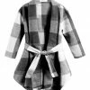 Brand new 😉 Trend Blossoms Charcoal & White Plaid Belted Cardigan - 👧 Girls ❤️ -Trend Blossoms-shop zu109352719 main tm1664910868