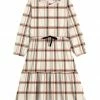 Top 10 👏 Trend Blossoms Cream & Black Plaid Bow-Accent Ruffle-Hem A-Line 👗 Dress - 👧 Girls ✨ 1 Top 10 👏 Trend Blossoms Cream & Black Plaid Bow-Accent Ruffle-Hem A-Line 👗 Dress - 👧 Girls ✨ -Trend Blossoms-shop zu109417044 main tm1664893794