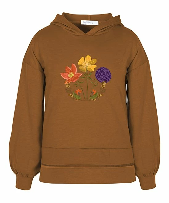 Cheapest ๐ฅ Trend Blossoms Brown & Purple Floral Puff-Sleeve Hoodie - ๐ง Girls ๐ 3 Cheapest ๐ฅ Trend Blossoms Brown & Purple Floral Puff-Sleeve Hoodie - ๐ง Girls ๐