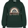 Budget ๐ Trend Blossoms Dark Green & Brown Rainbow 'Be Happy' Puff-Sleeve Hoodie - ๐ง Girls ๐งจ 2 Budget ๐ Trend Blossoms Dark Green & Brown Rainbow 'Be Happy' Puff-Sleeve Hoodie - ๐ง Girls ๐งจ -Trend Blossoms-shop zu109482063 main tm1665060903