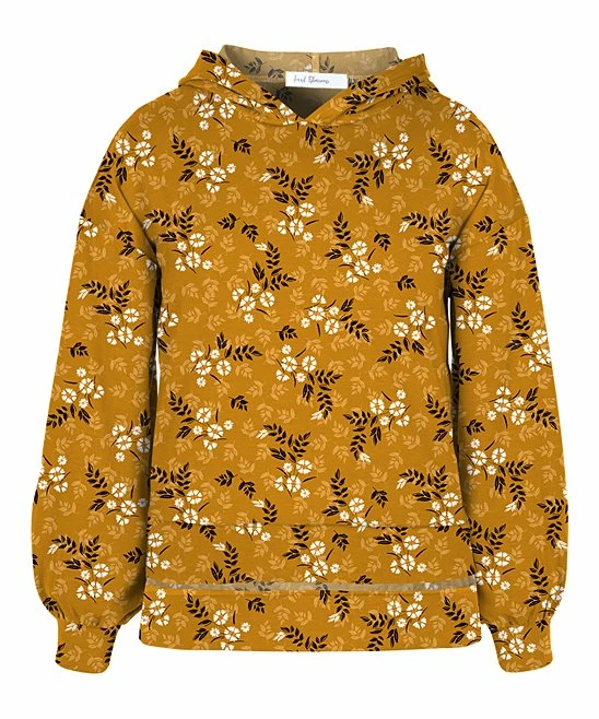 Buy ๐ฅ Trend Blossoms Mustard & White Floral Puff-Sleeve Hoodie - ๐ง Girls ๐ฅ 3 Buy ๐ฅ Trend Blossoms Mustard & White Floral Puff-Sleeve Hoodie - ๐ง Girls ๐ฅ