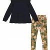 Promo ๐ฅฐ Trend Blossoms Dark Navy Ruffle-Accent Long-Sleeve Top & Mustard Floral Leggings - ๐ง Girls ๐ 1 Promo ๐ฅฐ Trend Blossoms Dark Navy Ruffle-Accent Long-Sleeve Top & Mustard Floral Leggings - ๐ง Girls ๐ -Trend Blossoms-shop zu109579492 main tm1665498064