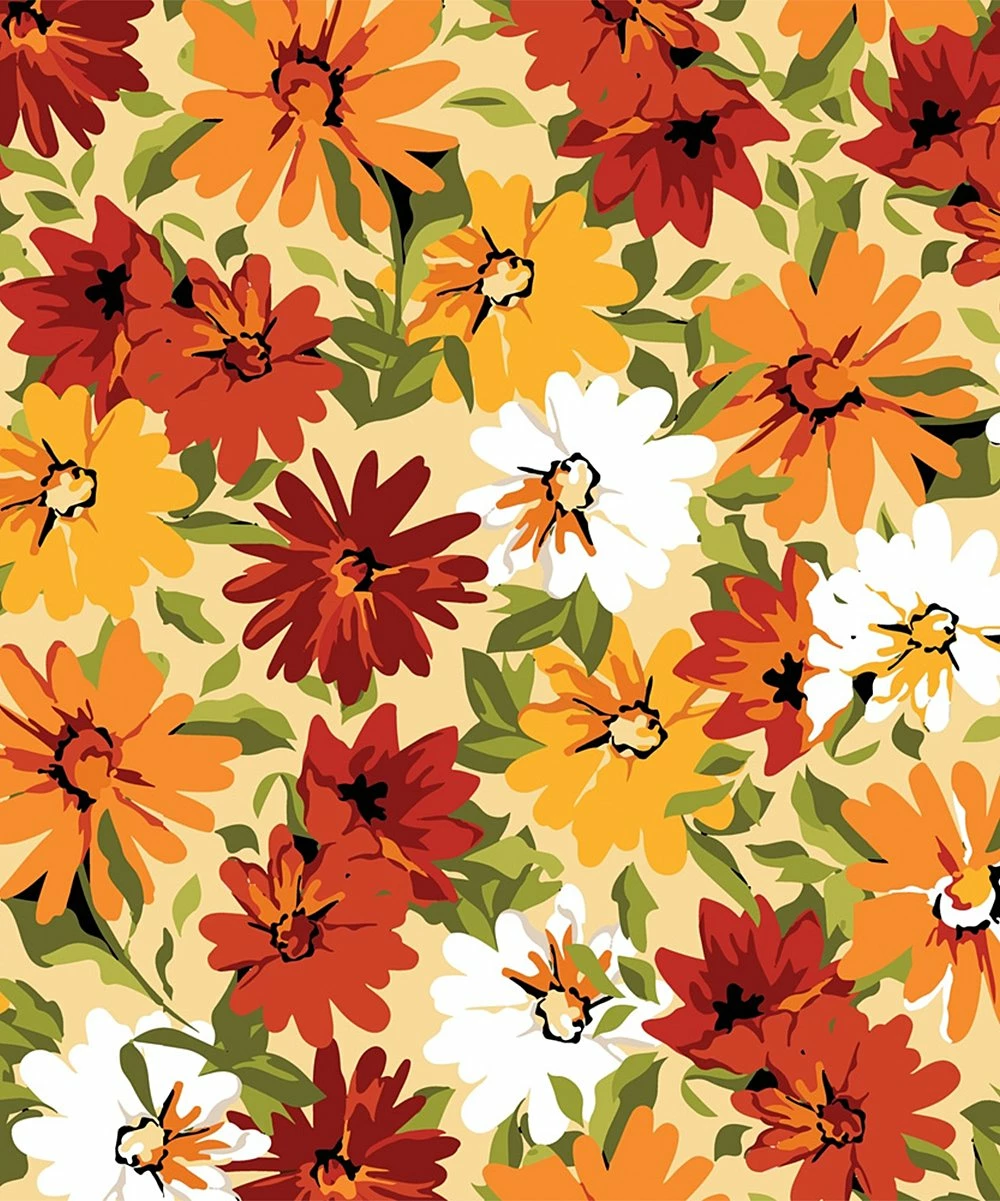 Cheap 🥰 Trend Blossoms Light Orange & Rust Red Floral Bow-Accent Ruffle-Hem A-Line 👗 Dress - 👧 Girls ✔️ 5 Cheap 🥰 Trend Blossoms Light Orange & Rust Red Floral Bow-Accent Ruffle-Hem A-Line 👗 Dress - 👧 Girls ✔️ - Image 3