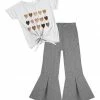 Cheap ๐ Trend Blossoms White Hearts Knot-Front Top & Black Gingham Flare Pants - ๐ง Girls โค๏ธ 1 Cheap ๐ Trend Blossoms White Hearts Knot-Front Top & Black Gingham Flare Pants - ๐ง Girls โค๏ธ -Trend Blossoms-shop zu109673970 main tm1665688809
