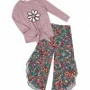 Discount π Trend Blossoms Dusty Pink Floral Knot-Front Long-Sleeve Top & Blue Berry Wide-Leg Pants - π§ Girls π 2 Discount π Trend Blossoms Dusty Pink Floral Knot-Front Long-Sleeve Top & Blue Berry Wide-Leg Pants - π§ Girls π -Trend Blossoms-shop zu109674073 main tm1665688809