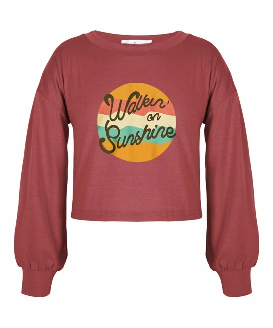 Best reviews of 👏 Trend Blossoms Brick Red 'Walkin' On Sunshine' Puff-Sleeve Top - 👧 Girls 👏 3 Best reviews of 👏 Trend Blossoms Brick Red 'Walkin' On Sunshine' Puff-Sleeve Top - 👧 Girls 👏