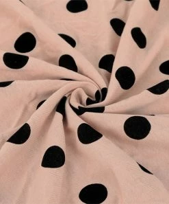 Best deal 😀 Trend Blossoms Black Angel-Sleeve Top & Light Pink Polka Dot Wide-Leg Pants - 👧 Girls ⌛ -Trend Blossoms-shop zu109675563 alt 2 tm1666285124