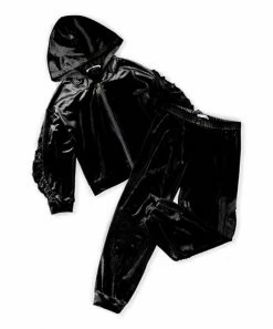 Promo ๐ Trend Blossoms Black Velvet Ruffle-Accent Hooded ๐งฅ Coat & Joggers - ๐ง Girls ๐คฉ 7 Promo ๐ Trend Blossoms Black Velvet Ruffle-Accent Hooded ๐งฅ Coat & Joggers - ๐ง Girls ๐คฉ -Trend Blossoms-shop zu109683217 alt 1 tm1665688809