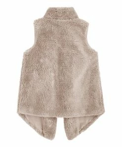 Deals ❤️ Trend Blossoms Light Brown Fleece Vest - 👧 Girls 💯 -Trend Blossoms-shop zu109685258 alt 2 tm1666285124