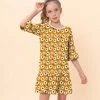 Best Sale ๐ Trend Blossoms Dark Mustard & Black Floral & Polka Dot Bell-Sleeve Ruffle-Hem Shift ๐ Dress - ๐ง Girls ๐ 2 Best Sale ๐ Trend Blossoms Dark Mustard & Black Floral & Polka Dot Bell-Sleeve Ruffle-Hem Shift ๐ Dress - ๐ง Girls ๐ -Trend Blossoms-shop zu109736915 main tm1665749096