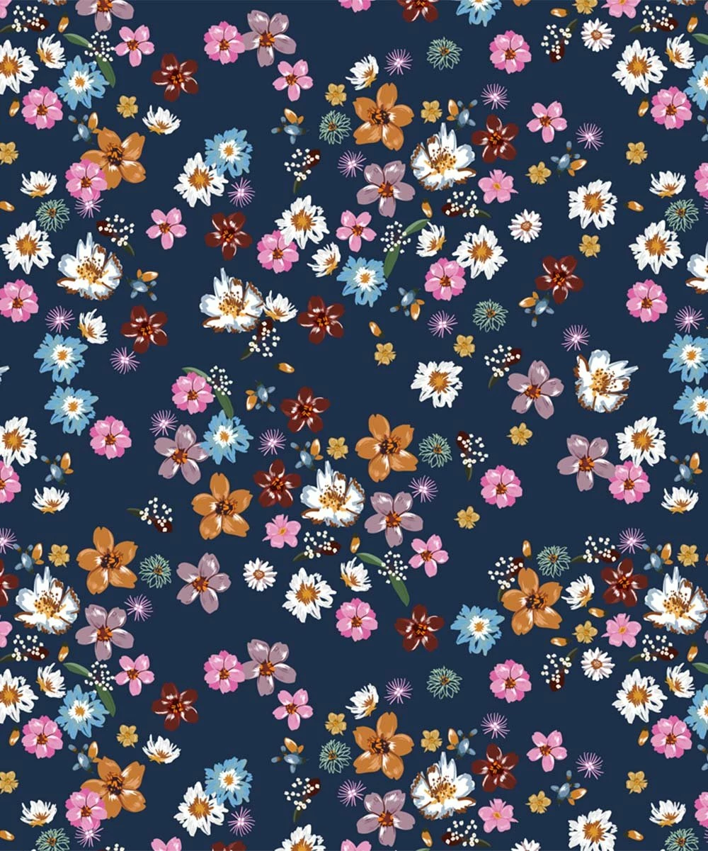 Brand new ๐ Trend Blossoms Dusty Pink Long-Sleeve Top & Navy Floral Wide-Leg Pants - ๐ง Girls โ 4 Brand new ๐ Trend Blossoms Dusty Pink Long-Sleeve Top & Navy Floral Wide-Leg Pants - ๐ง Girls โ - Image 2