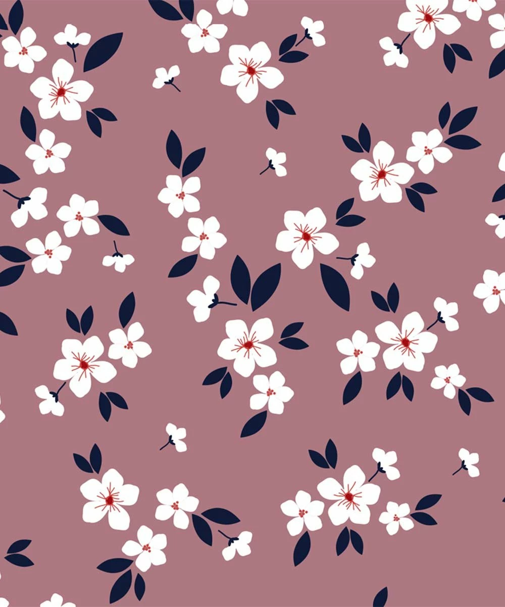 Wholesale 👏 Trend Blossoms Dark Navy Long-Sleeve Top & Dusty Rose Floral Bow-Accent Maxi 👗 Skirt - 👧 Girls 😍 4 Wholesale 👏 Trend Blossoms Dark Navy Long-Sleeve Top & Dusty Rose Floral Bow-Accent Maxi 👗 Skirt - 👧 Girls 😍 - Image 2