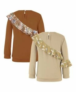 Best Sale โ Trend Blossoms Light Brown & Cream Floral Ruffle-Accent Long Sleeve Top Set - ๐ง Girls ๐ 9 Best Sale โ Trend Blossoms Light Brown & Cream Floral Ruffle-Accent Long Sleeve Top Set - ๐ง Girls ๐ -Trend Blossoms-shop zu109785487 alt 5 tm1666207210