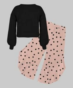 Deals ๐ Trend Blossoms Black Butterfly Puff-Sleeve Top & Pink Polka Dot Wide-Leg Pants - ๐ง Girls ๐ 7 Deals ๐ Trend Blossoms Black Butterfly Puff-Sleeve Top & Pink Polka Dot Wide-Leg Pants - ๐ง Girls ๐ -Trend Blossoms-shop zu109785488 alt 1 tm1666207210