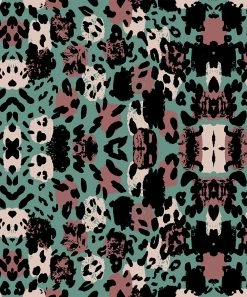 Buy ✔️ Trend Blossoms Light Green & Light Teal Animal-Print Bow Off-Shoulder Top Set - 👧 Girls 😉 -Trend Blossoms-shop zu109824460 alt 1 tm1666272112