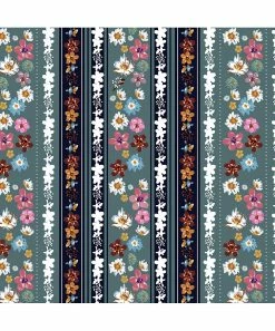 Coupon 😍 Trend Blossoms Dusty Teal & Pink Floral Stripe Ruffle-Accent A-Line 👗 Dress - 👧 Girls 🎉 7 Coupon 😍 Trend Blossoms Dusty Teal & Pink Floral Stripe Ruffle-Accent A-Line 👗 Dress - 👧 Girls 🎉 -Trend Blossoms-shop zu109824462 alt 2 tm1666272112