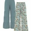 Brand new โค๏ธ Trend Blossoms Dusty Turquoise & Peach Floral Tiered Pants Set - ๐ง Girls ๐ฅ 1 Brand new โค๏ธ Trend Blossoms Dusty Turquoise & Peach Floral Tiered Pants Set - ๐ง Girls ๐ฅ -Trend Blossoms-shop zu109879921 main tm1666453664