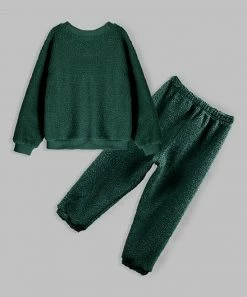 Budget ๐ฅฐ Trend Blossoms Dark Green Fleece Drop-Shoulder Long-Sleeve Top & Joggers - ๐ง Girls โ 6 Budget ๐ฅฐ Trend Blossoms Dark Green Fleece Drop-Shoulder Long-Sleeve Top & Joggers - ๐ง Girls โ -Trend Blossoms-shop zu110264658 alt 1 tm1667827434