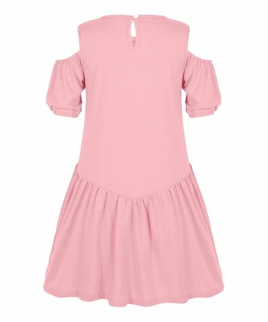 Best reviews of 😍 Trend Blossoms Light Pink Cold-Shoulder Bow-Accent A-Line 👗 Dress - 👧 Girls ✨ 5 Best reviews of 😍 Trend Blossoms Light Pink Cold-Shoulder Bow-Accent A-Line 👗 Dress - 👧 Girls ✨ - Image 3