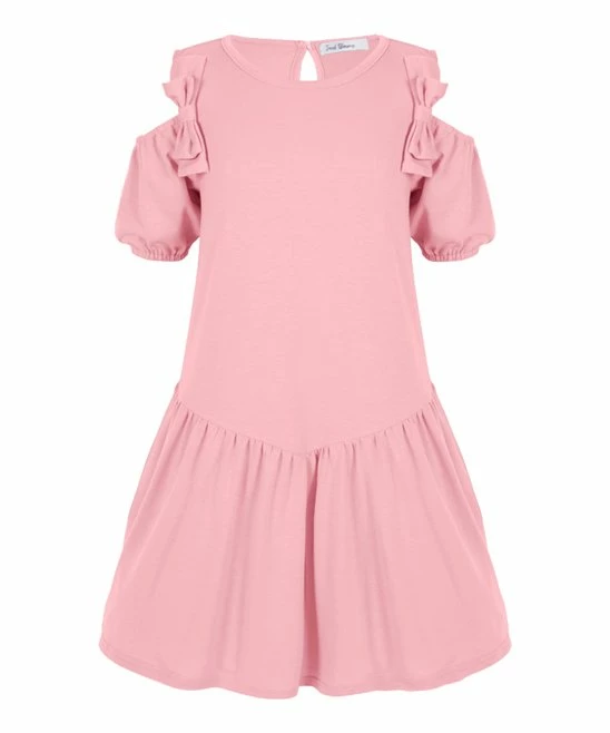 Best reviews of 😍 Trend Blossoms Light Pink Cold-Shoulder Bow-Accent A-Line 👗 Dress - 👧 Girls ✨ 3 Best reviews of 😍 Trend Blossoms Light Pink Cold-Shoulder Bow-Accent A-Line 👗 Dress - 👧 Girls ✨