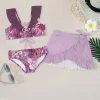 Best Sale ❤️ Trend Blossoms Dusty Orchid & Dusty Pink Floral Flutter-Sleeve 👙 Bikini Set - 👧 Girls 👏 1 Best Sale ❤️ Trend Blossoms Dusty Orchid & Dusty Pink Floral Flutter-Sleeve 👙 Bikini Set - 👧 Girls 👏 -Trend Blossoms-shop zu110725551 main tm1669072878