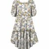Promo 🎁 Trend Blossoms Dusty Blue & Beige Floral Hi-Low Peasant 👗 Dress - 👧 Girls 🎉 1 Promo 🎁 Trend Blossoms Dusty Blue & Beige Floral Hi-Low Peasant 👗 Dress - 👧 Girls 🎉 -Trend Blossoms-shop zu110733677 main tm1668627310