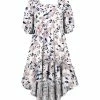 Top 10 ⌛ Trend Blossoms Ivory & Dusty Pink Floral Hi-Low Peasant 👗 Dress - 👧 Girls 🛒 1 Top 10 ⌛ Trend Blossoms Ivory & Dusty Pink Floral Hi-Low Peasant 👗 Dress - 👧 Girls 🛒 -Trend Blossoms-shop zu110733740 main tm1668627310