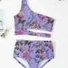 Promo 💯 Trend Blossoms Periwinkle & Pink Floral Asymmetrical Cut-Out High-Waist 👙 Bikini - 👧 Girls 👏 2 Promo 💯 Trend Blossoms Periwinkle & Pink Floral Asymmetrical Cut-Out High-Waist 👙 Bikini - 👧 Girls 👏 -Trend Blossoms-shop zu110734185 main tm1669072878