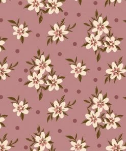 Buy 🛒 Trend Blossoms Dusty Rose Floral & Polka Dot Cold-Shoulder Hi-Low 👗 Dress - 👧 Girls 🥰 -Trend Blossoms-shop zu110755276 alt 2 tm1668870340