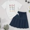Best reviews of โ๏ธ Trend Blossoms White 'Be Kind' Knot-Hem Tee & Navy Bow-Accent ๐ Skirt - ๐ง Girls โ๏ธ 1 Best reviews of โ๏ธ Trend Blossoms White 'Be Kind' Knot-Hem Tee & Navy Bow-Accent ๐ Skirt - ๐ง Girls โ๏ธ -Trend Blossoms-shop zu110755281 main tm1668870340