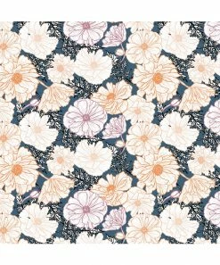 Hot Sale 🎁 Trend Blossoms Dusty Blue & Orange Floral Bow-Belted Sleeveless Jumpsuit - 👧 Girls 🤩 -Trend Blossoms-shop zu110821278 alt 2 tm1668881386