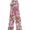 Wholesale 🤩 Trend Blossoms Dusty Pink & Blue Floral Bow-Belted Sleeveless Jumpsuit - 👧 Girls 😀 2 Wholesale 🤩 Trend Blossoms Dusty Pink & Blue Floral Bow-Belted Sleeveless Jumpsuit - 👧 Girls 😀 -Trend Blossoms-shop zu110823539 main tm1668881386