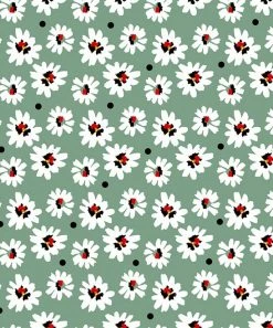 Hot Sale ⌛ Trend Blossoms White Ruffle-Sleeve Top & Green Floral Ruffle-Hem 👗 Skirt - 👧 Girls 🥰 -Trend Blossoms-shop zu111112995 alt 2 tm1669814752