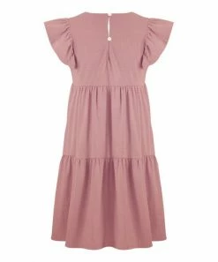 Cheap 🌟 Trend Blossoms Dusty Pink Angel-Sleeve Shift 👗 Dress - 👧 Girls 🔥 -Trend Blossoms-shop zu111121430 alt 1 tm1669814752