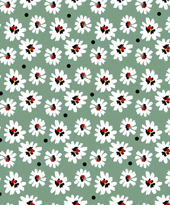 Buy 🛒 Trend Blossoms Green & Black Floral Bow-Strap A-Line 👗 Dress - 👧 Girls 🔔 5 Buy 🛒 Trend Blossoms Green & Black Floral Bow-Strap A-Line 👗 Dress - 👧 Girls 🔔 - Image 3