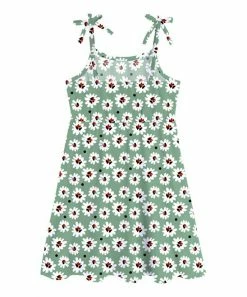 Buy 🛒 Trend Blossoms Green & Black Floral Bow-Strap A-Line 👗 Dress - 👧 Girls 🔔 9 Buy 🛒 Trend Blossoms Green & Black Floral Bow-Strap A-Line 👗 Dress - 👧 Girls 🔔 -Trend Blossoms-shop zu111123000 alt 3 tm1669814752