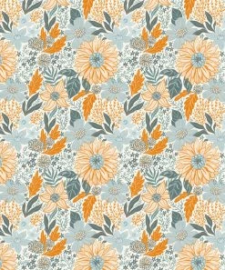 Budget ๐คฉ Trend Blossoms Dusty Turquoise & Orange Floral Leaf Ruffle-yoke Jumpsuit - ๐ง Girls โจ 7 Budget ๐คฉ Trend Blossoms Dusty Turquoise & Orange Floral Leaf Ruffle-yoke Jumpsuit - ๐ง Girls โจ -Trend Blossoms-shop zu111160817 alt 2 tm1669738277