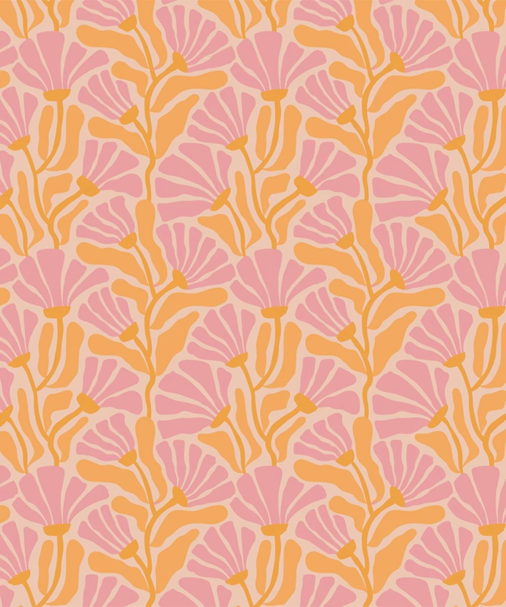 Wholesale ๐ Trend Blossoms Pink & Orange Floral Ruffle-yoke Jumpsuit - ๐ง Girls โจ 5 Wholesale ๐ Trend Blossoms Pink & Orange Floral Ruffle-yoke Jumpsuit - ๐ง Girls โจ - Image 3