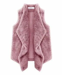 Flash Sale ❤️ Trend Blossoms Pink Fleece Vest - 👧 Girls 🥰