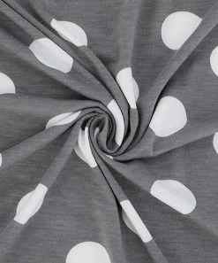 New 🛒 Trend Blossoms Gray Polka Dot Ruffle Collar Bow-Belt Romper - 👧 Girls 🧨 -Trend Blossoms-shop zu86839870 alt 2 tm1590243285