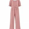 Cheap 🤩 Trend Blossoms Pink Ruffle-Accent Short-Sleeve Jumpsuit - 👧 Girls 😉 1 Cheap 🤩 Trend Blossoms Pink Ruffle-Accent Short-Sleeve Jumpsuit - 👧 Girls 😉 -Trend Blossoms-shop zu88575090 main tm1597426682