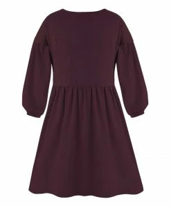 Buy ⌛ Trend Blossoms Burgundy A-Line 👗 Dress - 👧 Girls 😀 -Trend Blossoms-shop zu88575100 alt 1 tm1597426682