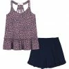 Promo ✔️ Trend Blossoms Pink Floral Racerback Tank & Black Ruffle-Accent Shorts - 👧 Girls 🎉 2 Promo ✔️ Trend Blossoms Pink Floral Racerback Tank & Black Ruffle-Accent Shorts - 👧 Girls 🎉 -Trend Blossoms-shop zu94580712 main tm1617193561